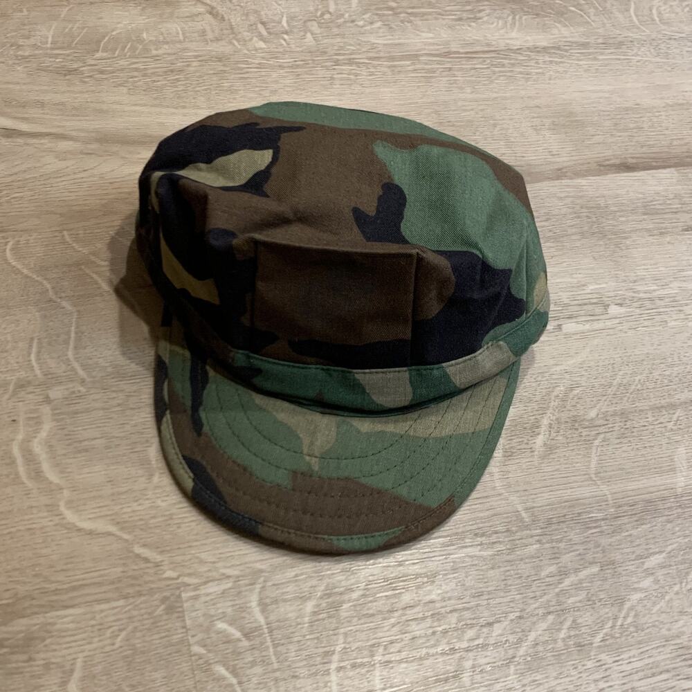 Marine Corp USMC Woodland Utility Cap 8 POINT Medium 8405-01-109-3993 Atlas Camo